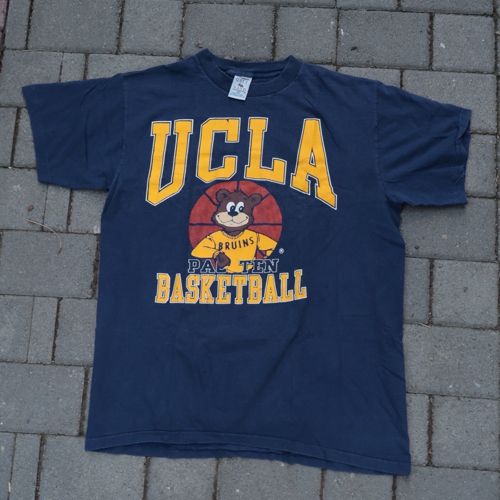 Vintage UCLA Bruins Shirt Mens XL NCAA Football  Big Logo Graphic Tees 90s Bear
